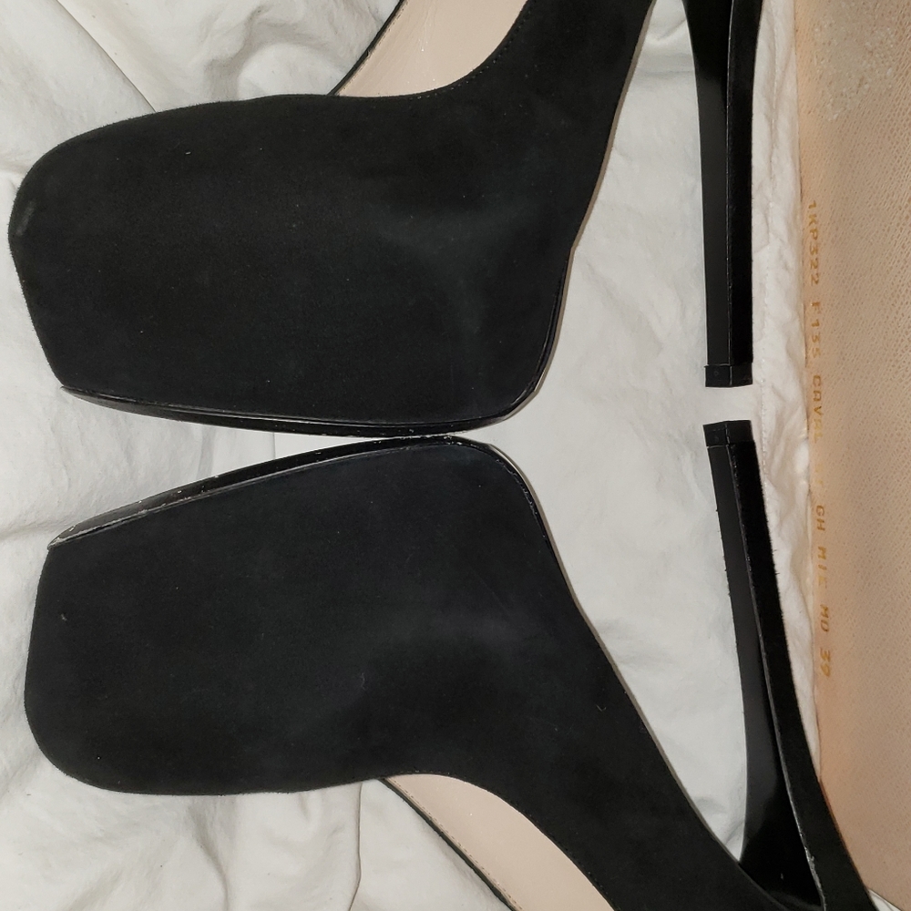 Prada Suede Platform Pump - image 5